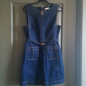 Tory Burch Blue Denim Dress